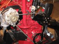 Scout 80,152 engine mount alternator